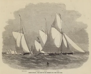 Boston-Regatta, der Start um den Mitgliedspokal